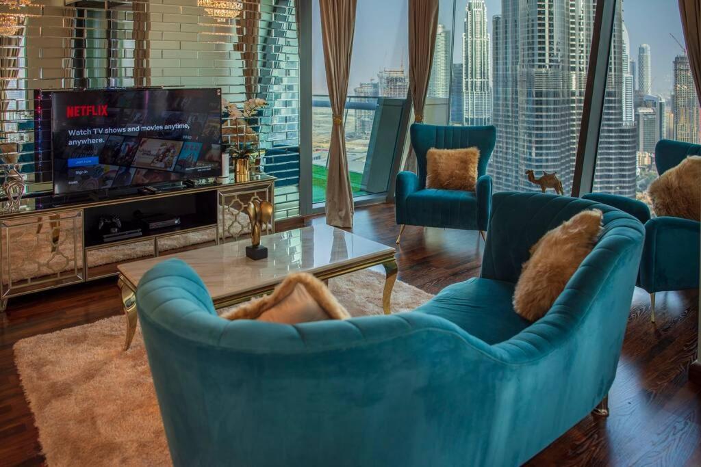 First Class 3Br With Full Burj Khalifa And Fountain View Dubaj Kültér fotó