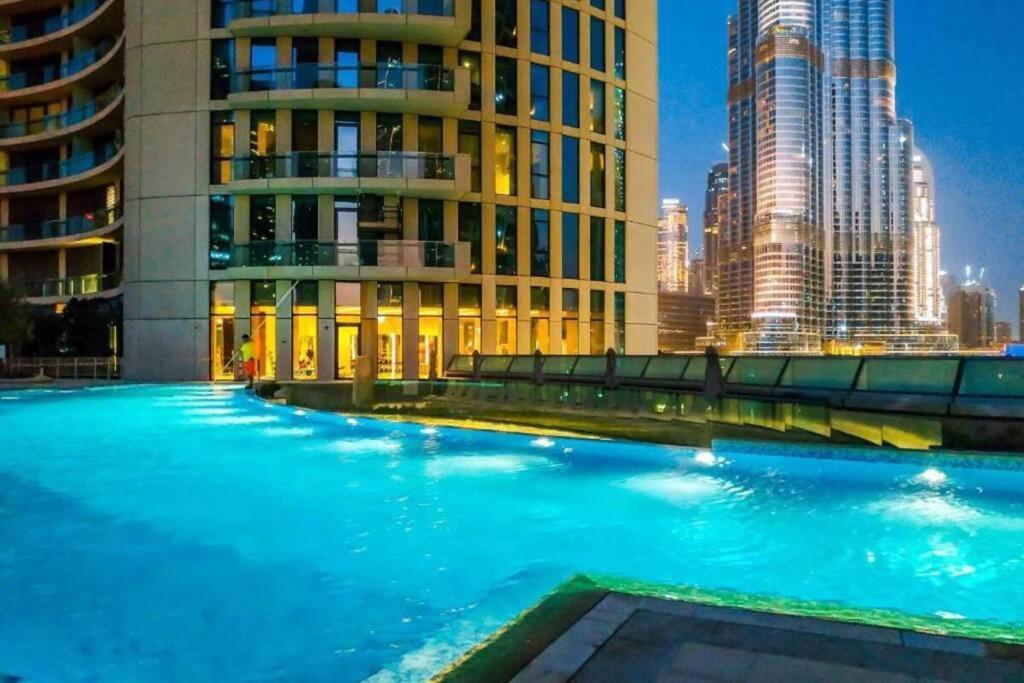 First Class 3Br With Full Burj Khalifa And Fountain View Dubaj Kültér fotó