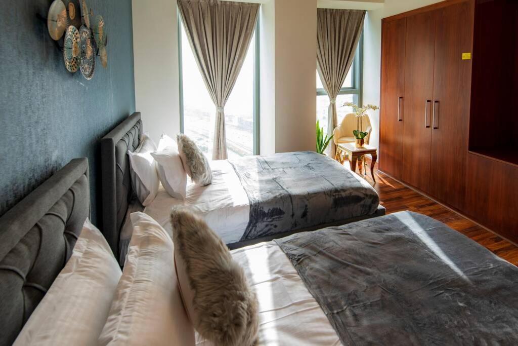 First Class 3Br With Full Burj Khalifa And Fountain View Dubaj Kültér fotó